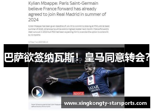 巴萨欲签纳瓦斯！皇马同意转会？