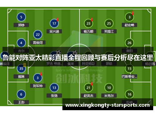 鲁能对阵亚太精彩直播全程回顾与赛后分析尽在这里